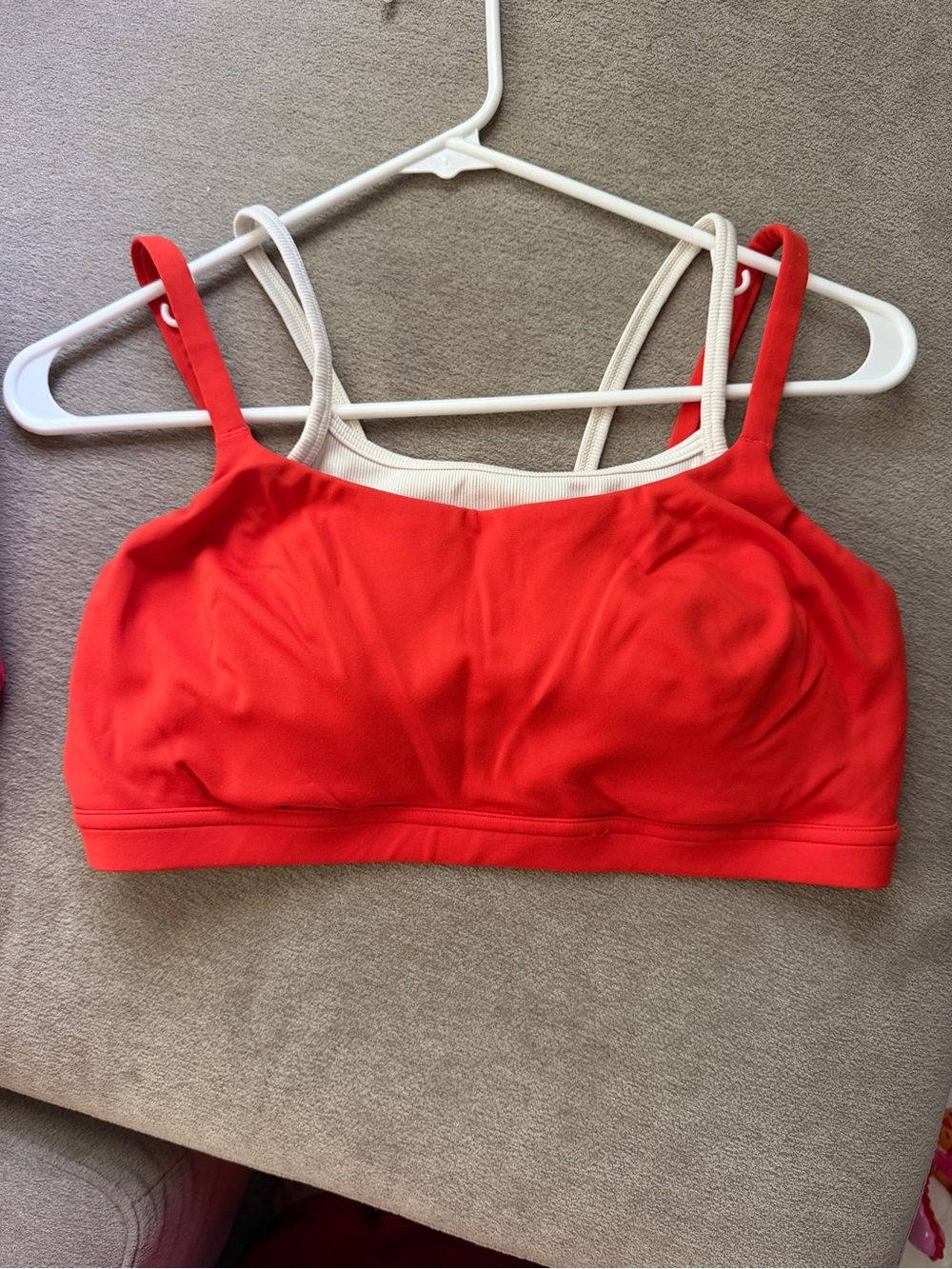 Lululemon Layered cami-strap bra, c/d cup!